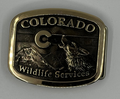 Colorado Wildlife Services Buckle (RESTRICTED)