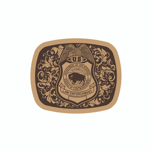 BLM LEI Anniversary Buckle 
