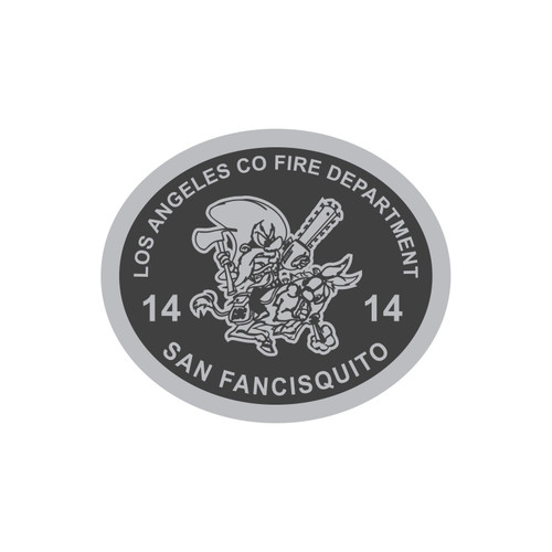 Los Angeles County Fire Department San Francisquito Buckle (RESTRICTED) 