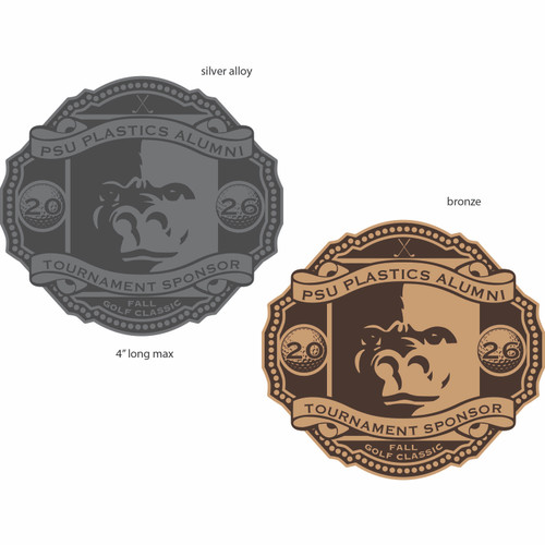  PSU Plastics Alumni Flight Sponsor Buckle OVERSIZED (RESTRICTED)