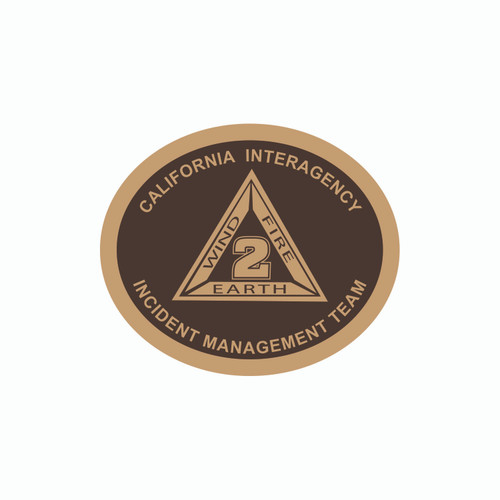 California Interagency Incident Management Team 2 Earth Wind Fire Buckle (RESTRICTED) 