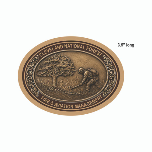 Cleveland National Forest Fire & Aviation Management Buckle (RESTRICTED) 