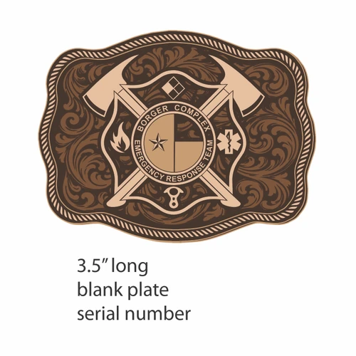 Borger Complex Emergency Response Team (3D version) Buckle (RESTRICTED) 