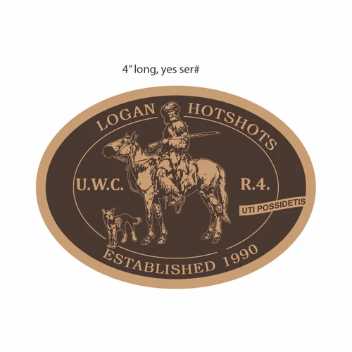 Logan Hotshots R4 10 Year Buckle OVERSIZED (RESTRICTED)