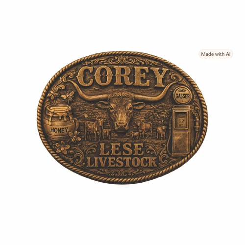 Corey Lese Livestock Buckle (RESTRICTED) 