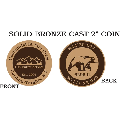 Centennial IA Fire Crew Coin (RESTRICTED) 