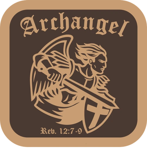 Archangel Rev. 12:7-9 Buckle (RESTRICTED) 