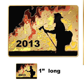 Wildfire Pin 2013 Wildfire Pin (discontinued) - Western Heritage Company, Inc
