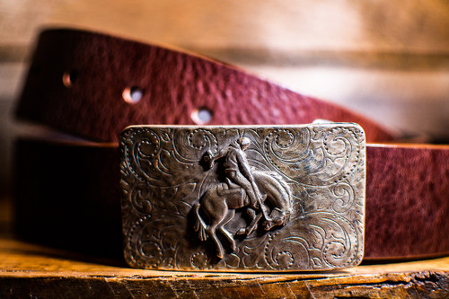 Vintage Bucking Bronco Buckle - Western Heritage Company, Inc display picture 1