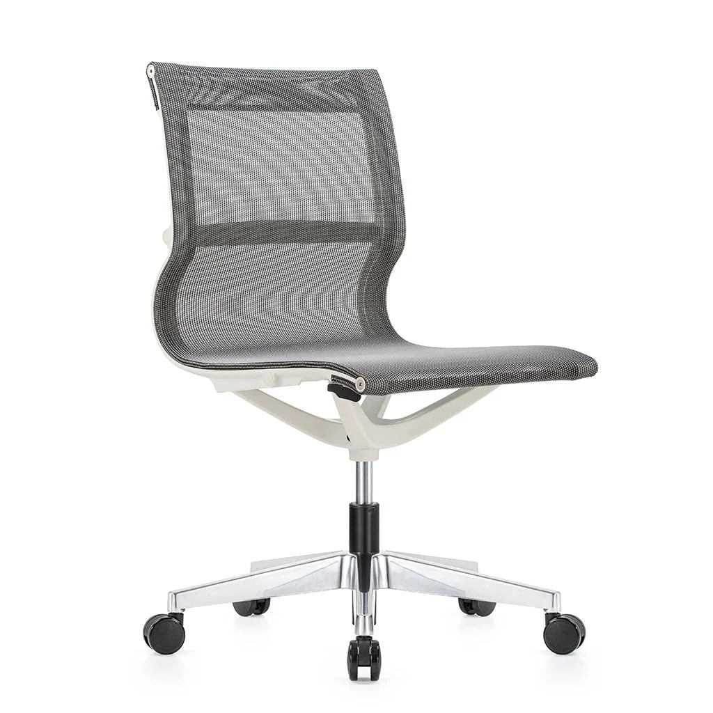 Eurotech Kinetic White Frame Mesh Conference / Task Chair