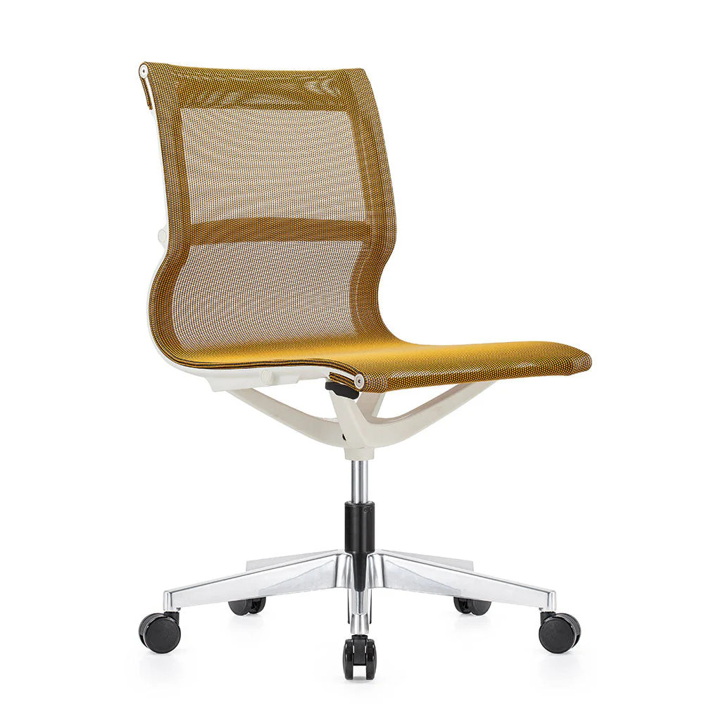 Eurotech Kinetic White Frame Mesh Conference / Task Chair