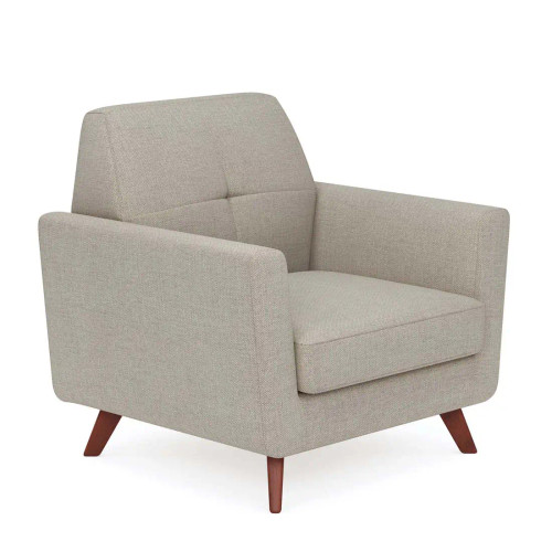 50601 Partridge Club Chair with Light Wood Legs_latte fabric-perspective view