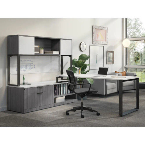 OSTYP325 72in x 90in Beveled Leg L-Shape Workstation