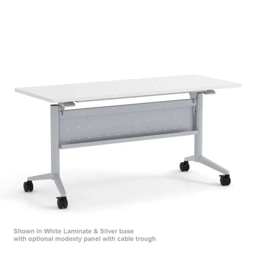 Flip Top Nesting Laminate Training Table - Multiple Sizes - Type 2