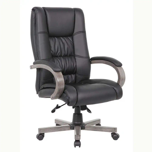Boss High Back Wood Finished Executive/Conference Chair