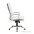 Boss Office Products Executive High Back Chair with White CaressoftPlus & Metal Chrome Finish-right view