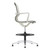 Shop Kinetic Stool with White Frame and Designer Spider Mesh Colors At OfficeChairsNow