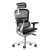 ErgoHuman GEN2 High-Back Ergonomic Leather Seat & Mesh-Back Executive Chair with Headrest