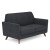 50611 Partridge Loveseat with Light Wood Legs_grey linen fabric-perspective