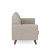 50611 Partridge Loveseat with Light Wood Legs_latte fabric-side view