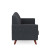 50611 Partridge Loveseat with Light Wood Legs_grey linen fabric-side view