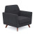 50601 Partridge Club Chair with Light Wood Legs_grey linen fabric-perspective view