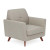 50601 Partridge Club Chair with Light Wood Legs_latte fabric-perspective view