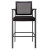 Oslo Mesh Back Stool with Arms and Black Frame_front view