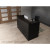 Espresso laminate OS Laminate Reception Station with Bowfront Transaction Counter