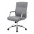 B696C-GY Managers or conference chair left perspective view