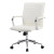 B9533C-WT White Mid-Back Task/Conference Chair - left perspective