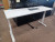 All White 3-Stage Dual Motor Adjustable Height Desk