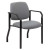 Mid-Back Heavy Duty Bariatric Guest Chair with Armrests - Supports 300 Lbs. Gray anti-microbial vinyl