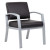 Boss Antimicrobial Guest Chair with Aluminum Frame & Silver Finish