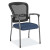 CoolMesh Mesh Back Stacking Guest Chair with Arms and Titanium Gray Frame Navy Seat