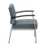 Vitality Medical Guest Chair - Slate Blue, Silver Frame