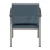 Vitality Medical Guest Chair - Slate Blue, Silver Frame