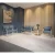 Vitality Medical Guest Chair - Slate Blue, Silver Frame