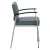 Vitality Medical Chair (Stool) - Slate Blue, Silver Frame