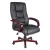 Boss High Back Wood Finished Executive/Conference Chair with Mahogany wood trim