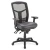 CoolMesh Ergonomic Multifunction High Back Chair with Leather Seat and Seat Slider