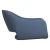 Saron Bucket Lounge Chair seat in blue side view