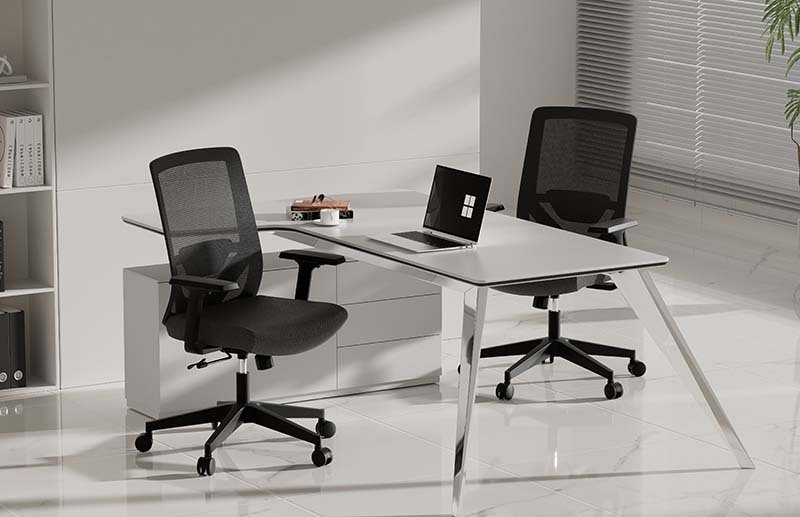 Seating Star Mesh Chairs in office setting
