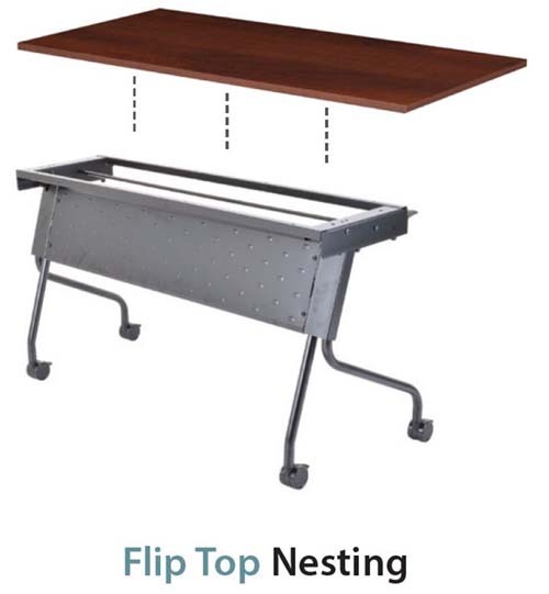 Flip Top Nesting Training Tables