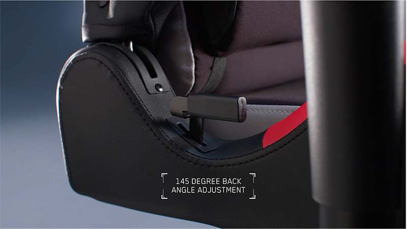 Raynor Pro Series Gaming Chair features_BACK_ANGLE adjustment