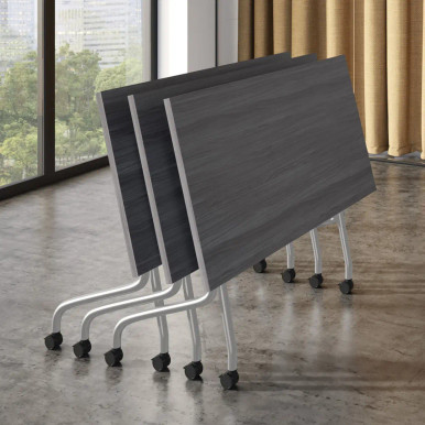 Flip Top Nesting Laminate Training Table - in Multiple Sizes