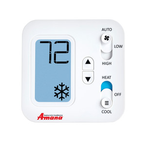 Amana PTAC Thermostat, PHWT-A150H. Straight View Amana PTAC Thermostat, PHWT-A150H. Straight View