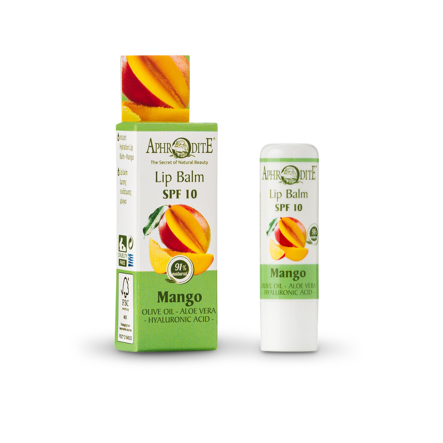 Mango Lip Balm with SPF 10
