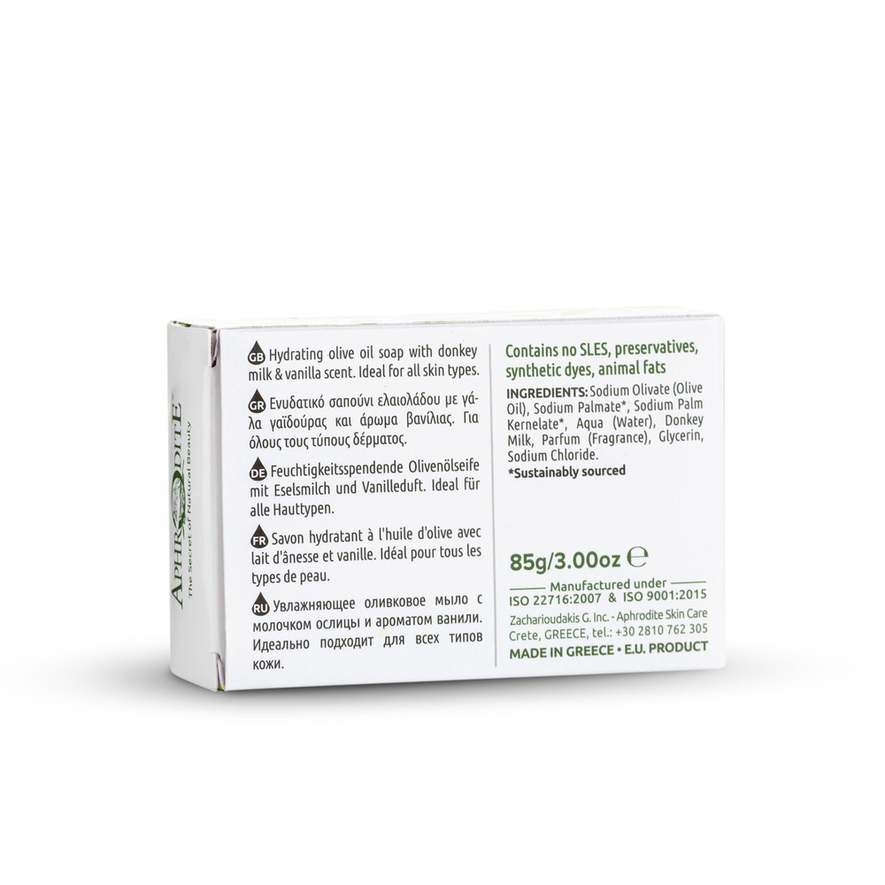 Olive Oil Soap with Donkey Milk & Vanilla