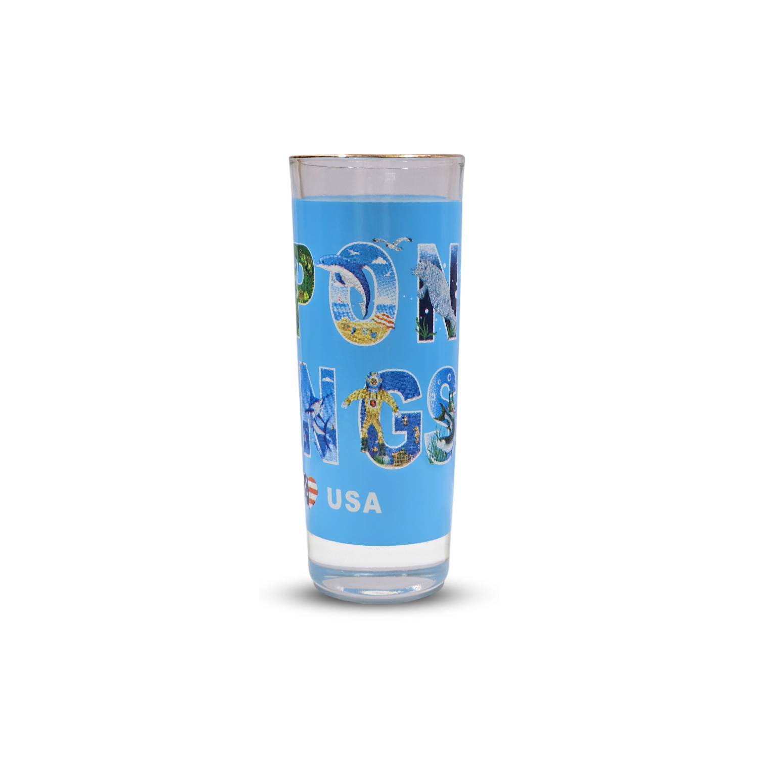 Tarpon Springs Tall Shot Glass